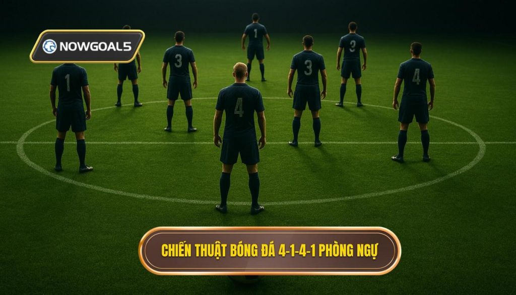 Chiến thuật bóng đá 4-1-4-1 phòng ngự