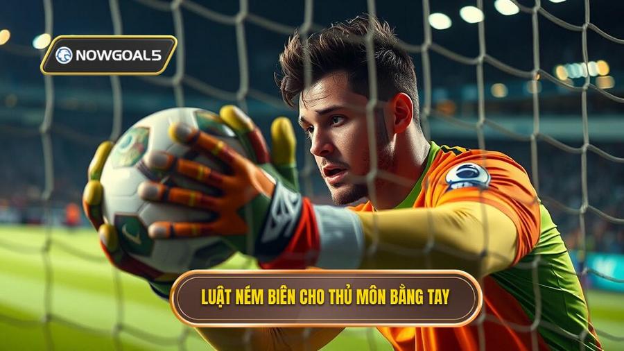 1. Luật ném biên cho thủ môn bằng tay