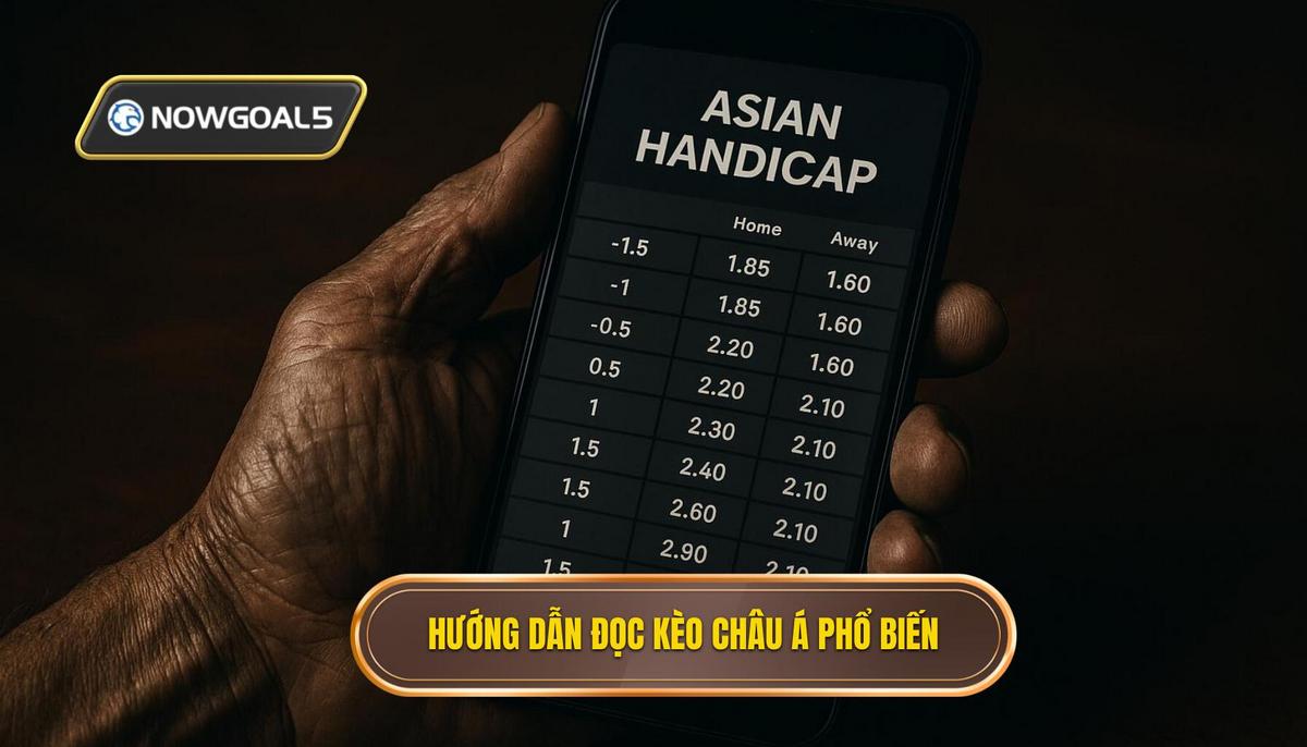 Hướng dẫn chi tiết cách đọc kèo châu Á cho từng tỷ lệ phổ biến