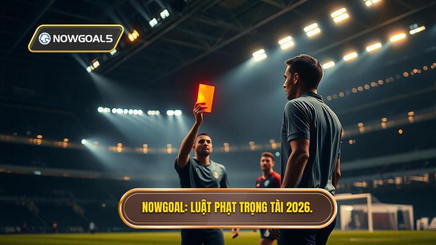 NOWGOAL_ Luật phạt trọng tài 2026.