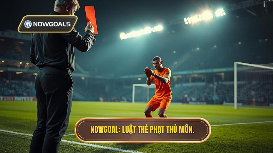 NOWGOAL_ Luật thẻ phạt thủ môn.